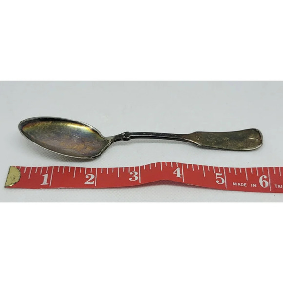Vintage WMA Rogers A1 Silver Plated Engraved Spoon - Picture 7 of 7